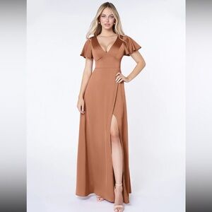 Azazie Lani Bridesmaid dress - Bronzer